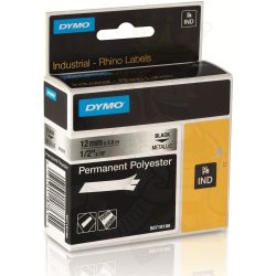 Dymo S0718180 ID1 poliészter kazetta 12x5,5 metál