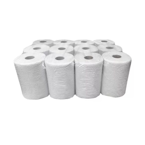 Kéztörlő Ipari FEHÉR 14cm 2rét (12tek) 50m