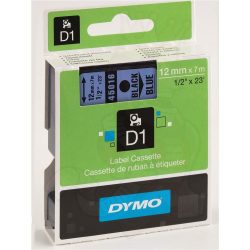 Dymo S0720560 (45016) D1 12mm*7m fek/kék kazetta