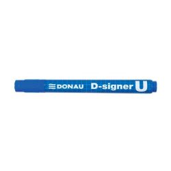   Alkoholos marker, 2-4 mm, kúpos, DONAU "D-signer U", kék