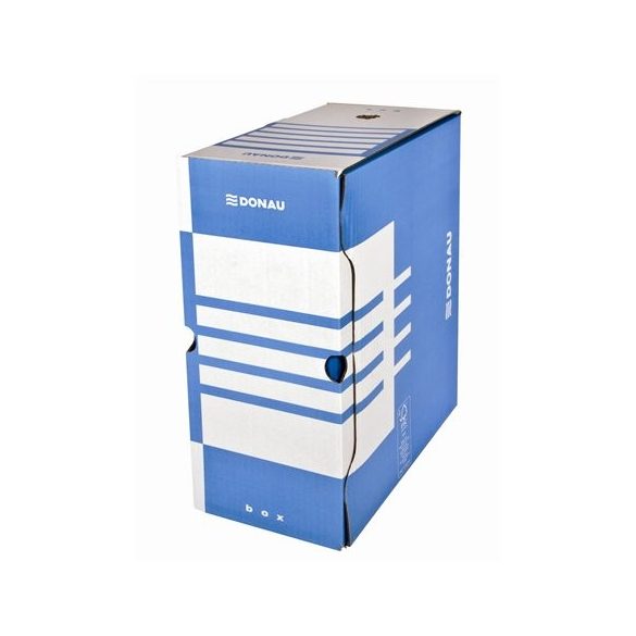 Archiváló doboz, A4, 155 mm, karton, DONAU, kék