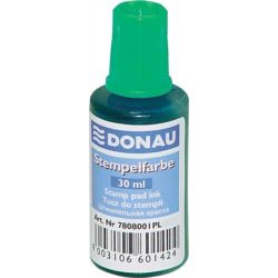 Bélyegzőfesték, 30 ml, DONAU, zöld