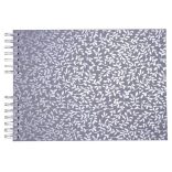 Fotóalbum, spirál, 32x22 cm, 25 lap, EXACOMPTA "AutentiK", kékesszürke