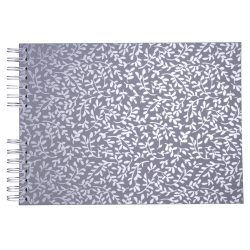   Fotóalbum, spirál, 32x22 cm, 25 lap, EXACOMPTA "Autentik", kékesszürke