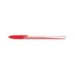   Golyóstoll, 0,3 mm, kupakos, FLEXOFFICE "Candee", piros 12 db/csomag
