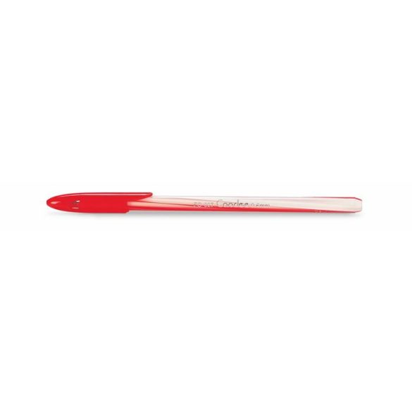 Golyóstoll, 0,3 mm, kupakos, FLEXOFFICE "Candee", piros 12 db/csomag