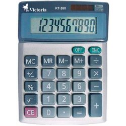   Számológép, asztali, 10 számjegy, VICTORIA "GVA-260"