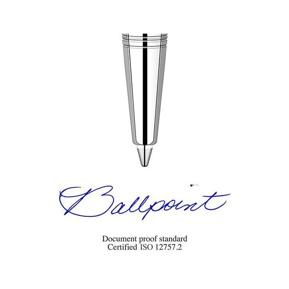 Golyóstoll, 0,7 mm, ezüst színű klip, Chelsea narancssárga tolltest, PARKER "Royal Jotter", kék