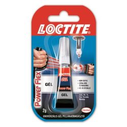   Pillanatragasztó gél, 2 g, HENKEL "Loctite Super Bond Flex"