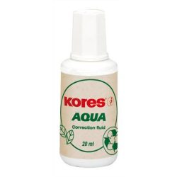   Hibajavító folyadék, vízbázisú, 20 ml, KORES "Aqua"