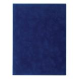 Oklevéltartó, plüss, A4, VICTORIA, kék