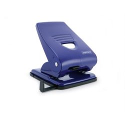   Lyukasztó, kétlyukú, 35 lap, fém, RAPESCO "835", kék