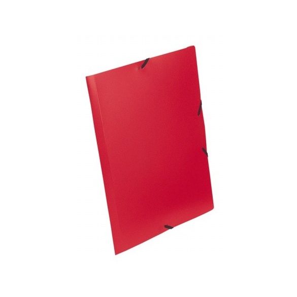 Gumis mappa, 15 mm, PP, A4, VIQUEL "Standard", piros