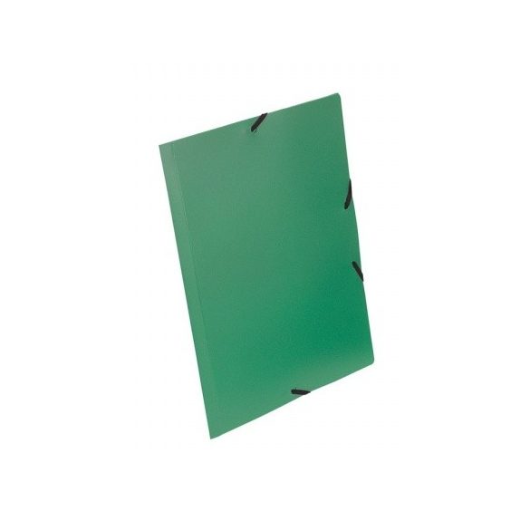 Gumis mappa, 15 mm, PP, A4, VIQUEL "Standard", zöld
