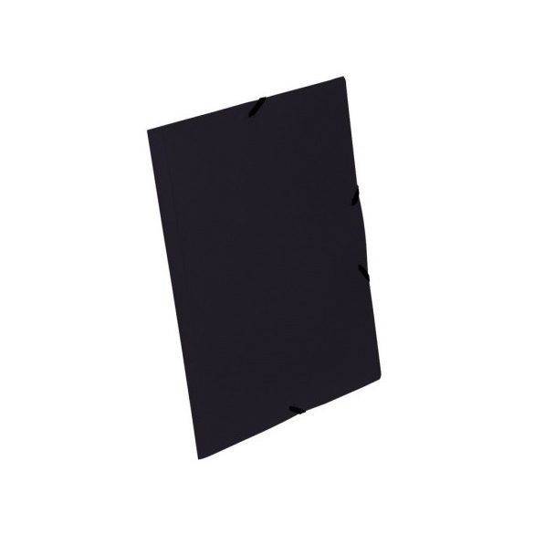 Gumis mappa, 15 mm, PP, A4, VIQUEL "Standard", fekete