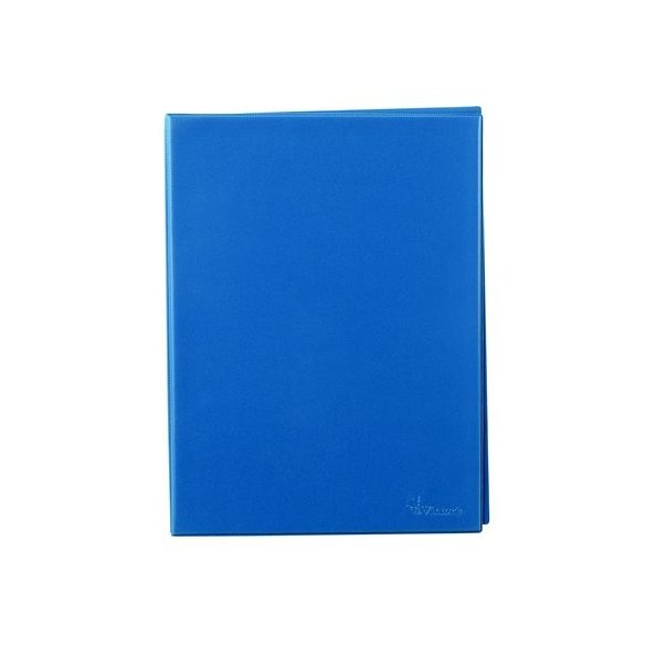 Villámzáras mappa, A4, álló, VICTORIA, kék