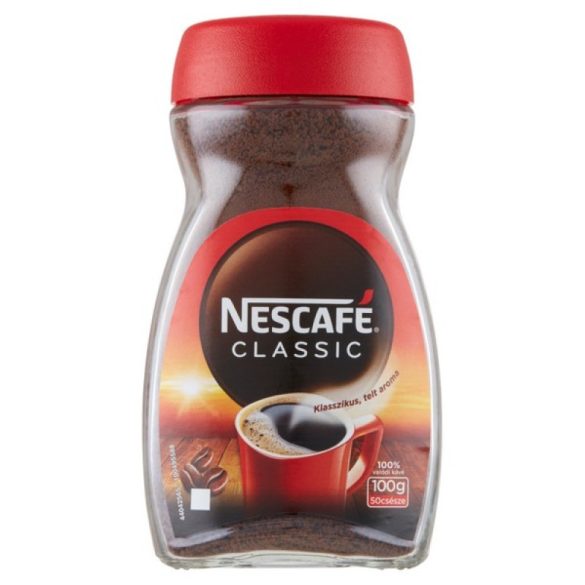 Instant kávé, 100 g, üveges, NESCAFÉ "Classic"