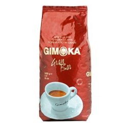   Kávé, pörkölt, szemes, vákuumos csomagolásban, 1000 g,  Gimoka Gran Bar piros