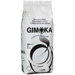   Kávé, pörkölt, szemes, vákuumos csomagolásban, 1000 g,  Gimoka Gusto Ricco fehér