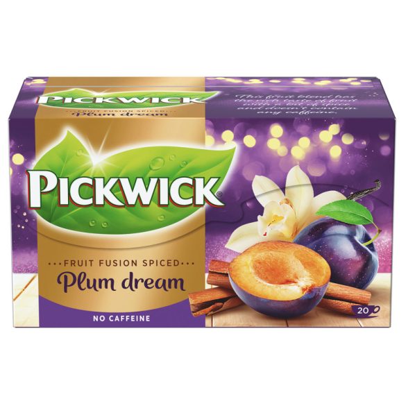 Gyümölcstea, 20x2 g, PICKWICK, szilva, vanília, fahéj