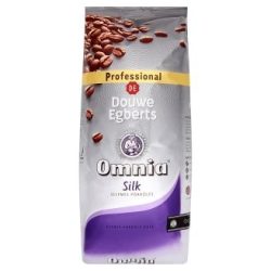   Kávé, pörkölt, szemes, vákuumos csomagolásban, 1000 g,  DOUWE EGBERTS "Omnia" SILK