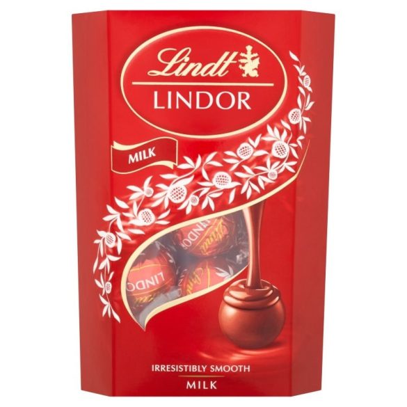 Lindt Lindor tejcsokoládé praliné lágy töltelékkel 200 g
