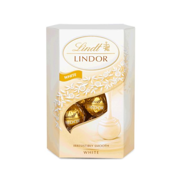 Lindt Lindor fehércsokoládé praliné lágyan olvadó töltelékkel 200 g