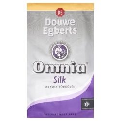  Kávé, pörkölt, őrölt, vákuumos csomagolásban, 1000 g,  DOUWE EGBERTS "Omnia" SILK