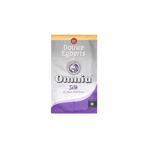 Kávé, pörkölt, őrölt, vákuumos csomagolásban, 1000 g,  DOUWE EGBERTS "Omnia" SILK