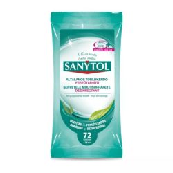 Sanytol fertőtlenítő törlőkendő eukaliptusz 72db