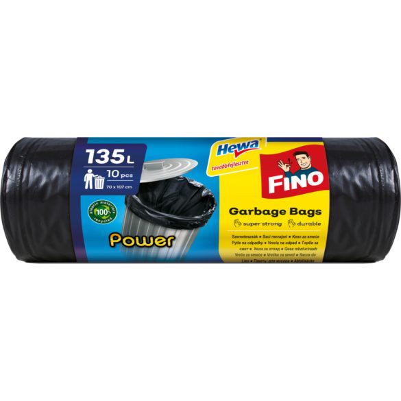 FINO POWER Herkules kukazsák 135 L 28 µ, extra erős 10 db 35 mikron