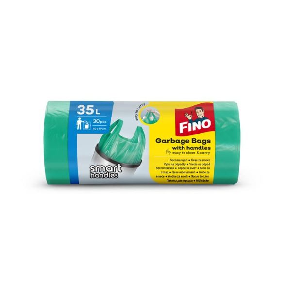 FINO szemeteszsák 35 L 8 µ, köthető füllel 30db/tekercs