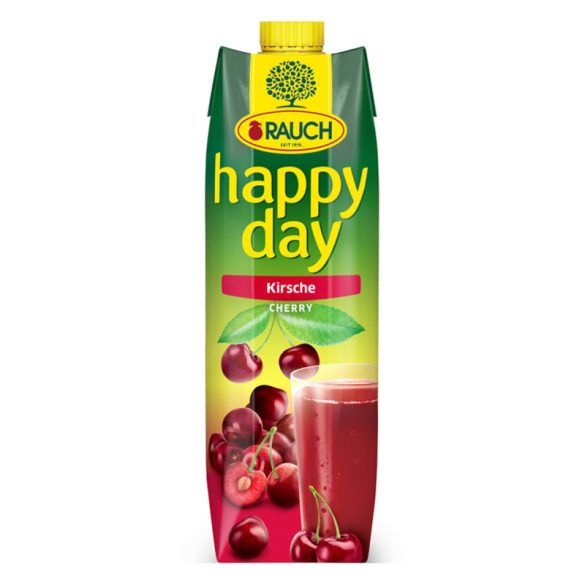 Gyümölcslé, 50%, 1 l, RAUCH "Happy day", meggy