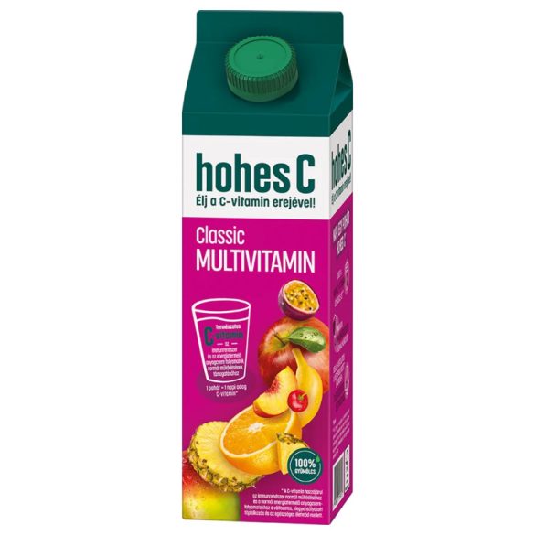 Gyümölcslé, 100%, 1 l, HOHES C, multivitamin