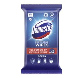Domestos higiénikus törlőkendő 60db Ocean