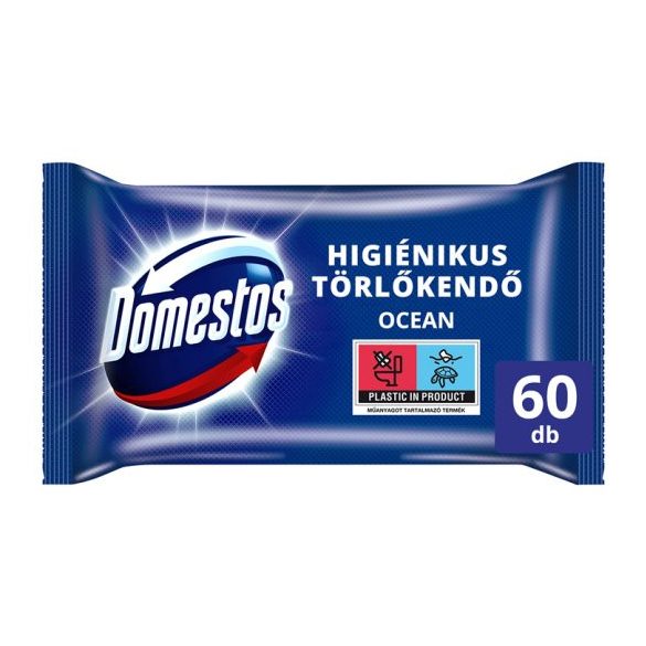 Domestos higiénikus törlőkendő 60db Ocean