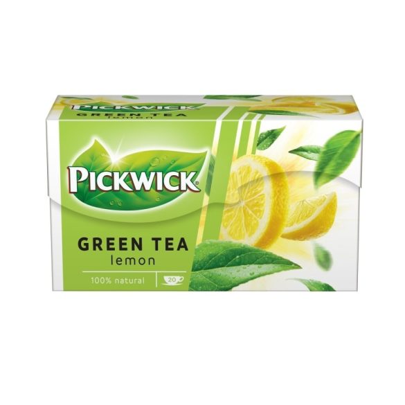 Zöld tea, 20x2 g, PICKWICK, citrom