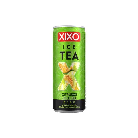 XIXO Ice tea citrusos zöld tea ZERO 250 ml