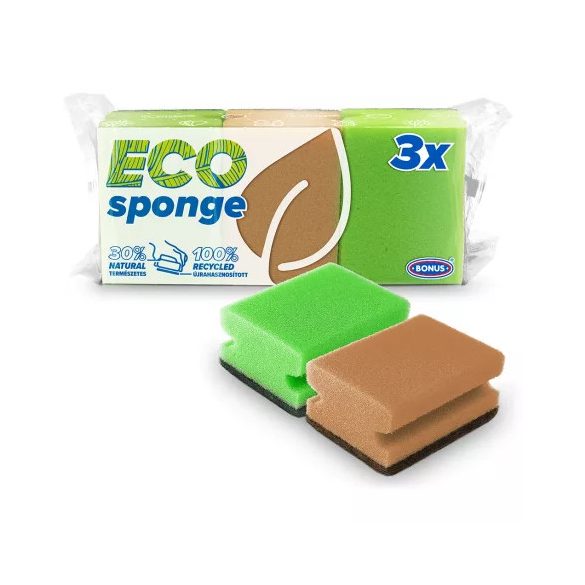 Bonus Eco nagy formázott mosogatószivacs 3db