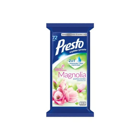 Presto univerzális törlőkendő Magnólia 72db