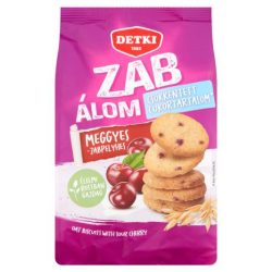   Detki Zab Álom csökkentett cukortartalmú meggyes-zabpelyhes omlós keksz 150 g