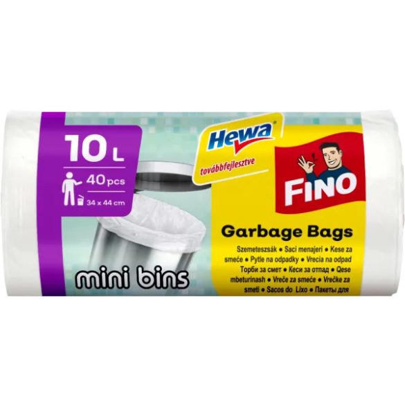 FINO Szemeteszsák mini 10L 40db