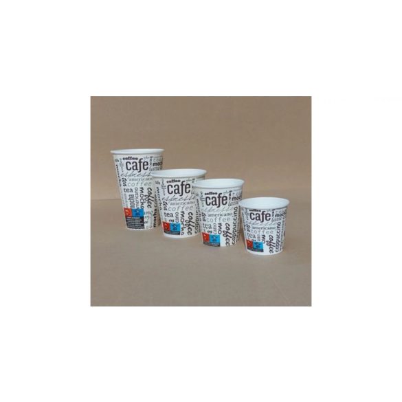 Papírpohár Mintás 2dl 50db