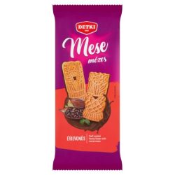   DETKI MESE MÉZES LINZER KAKAÓS ÉTBEVONÓMASSZÁVAL FÉLIG MÁRTVA 180 G