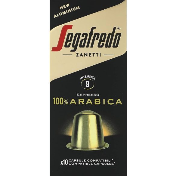 Segafredo Nespresso kapszula 100% arabica alu.10db