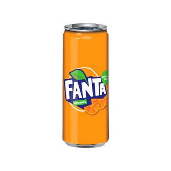 Üdítőital, szénsavas, 0,33 l, dobozos, FANTA + DRS
