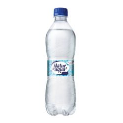   Ásványvíz, szénsavas, 0,5 l, NATUR AQUA (12 db/gyűjtő) +DRS
