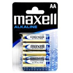Maxell alkáli ceruza AA elem LR06 4 db/csomag
