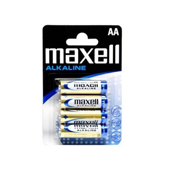 Maxell alkáli ceruza AA elem LR06 4 db/csomag