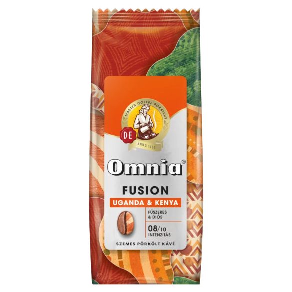 Omnia Fusion Uganda&Kenya szemes kávé 900g